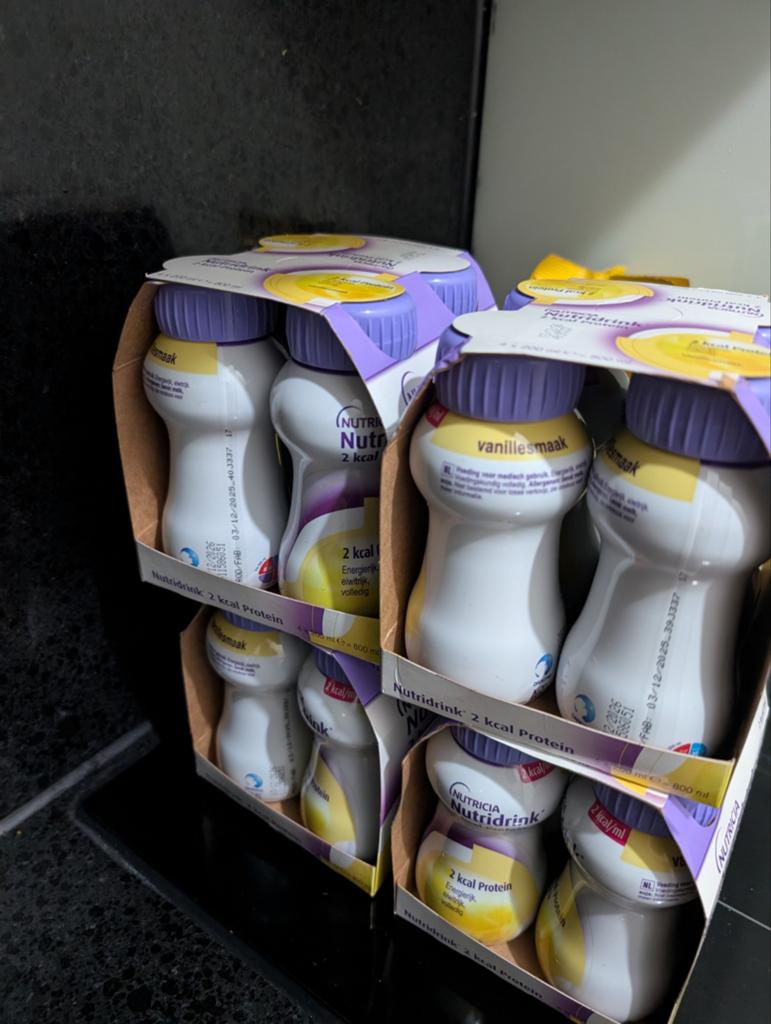 Nutricia Nutridrink Vanilla 4x4pack 200ml, Ophalen of Verzenden, Nieuw, Poeder of Drank