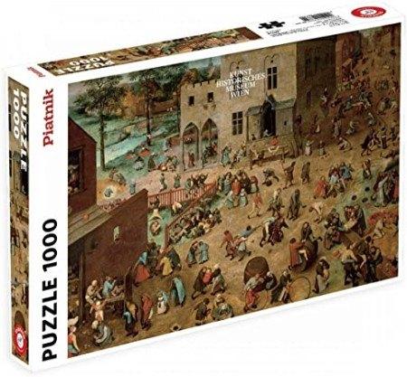 Piatnik: Pieter Bruegel - Children's Game 1000 stukjes, Ophalen of Verzenden, 500 t/m 1500 stukjes, Nieuw, Legpuzzel