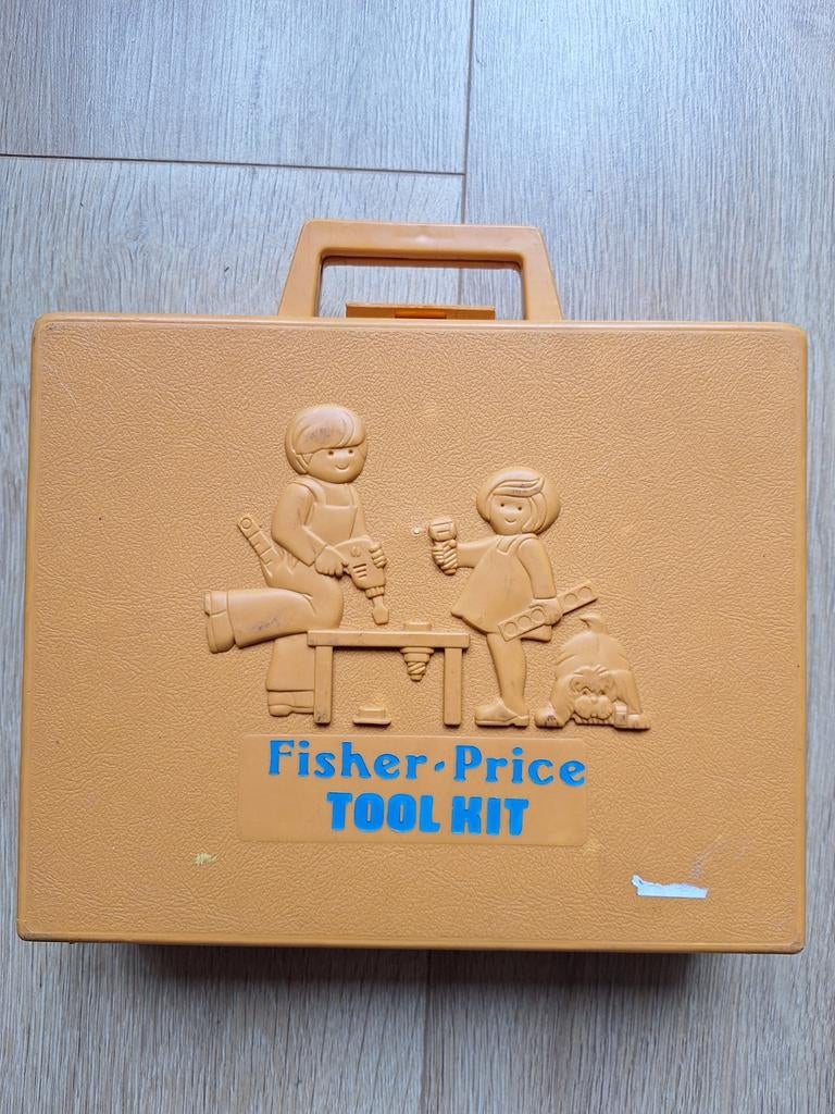 Vintage Fisher-Price Gereedschapskist Speelset, Ophalen of Verzenden, Gebruikt, Speelset