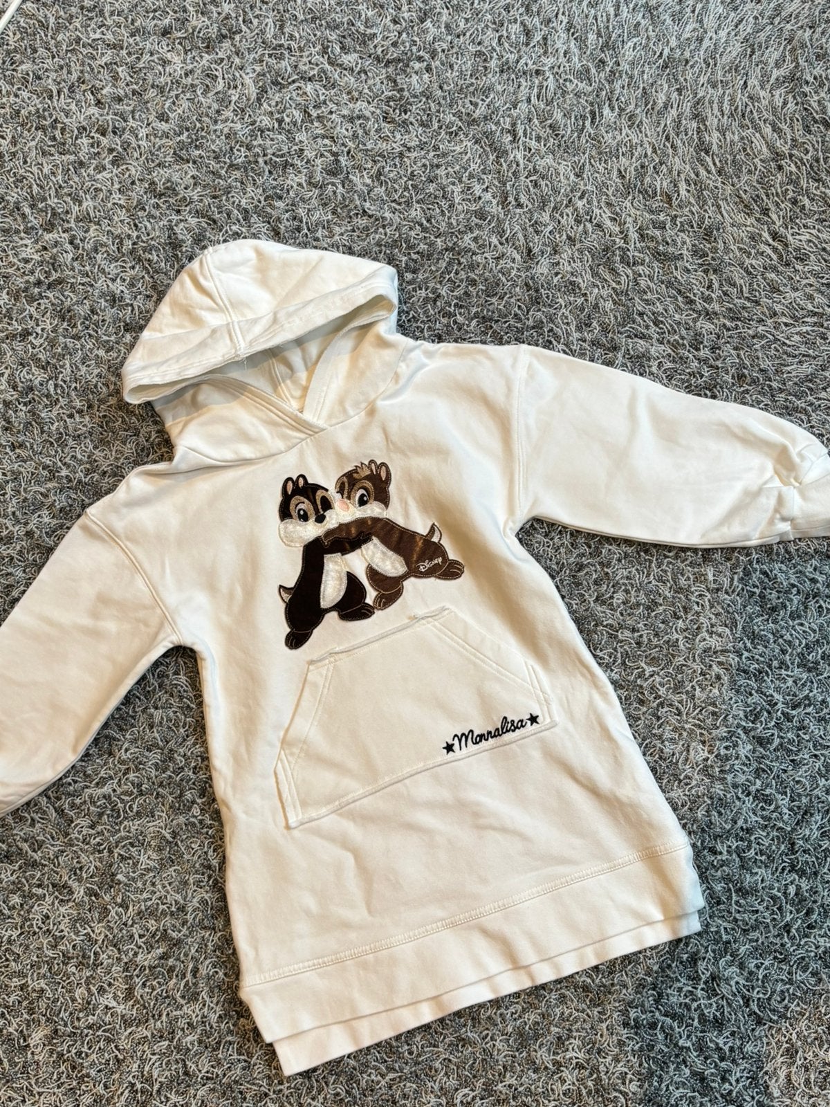Monnalisa sweater jurkje 6 jaar, Ophalen of Verzenden, Zo goed als nieuw, Meisje, Jurk of Rok