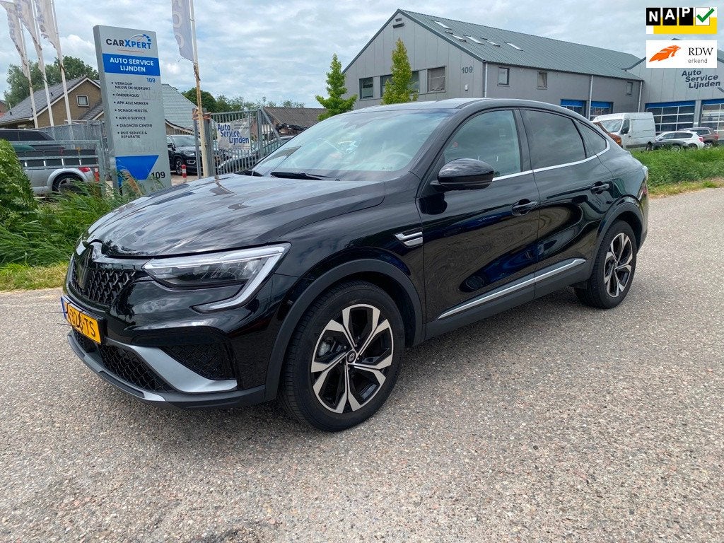 Renault Arkana 1.6 E-Tech full hybrid 145 techno, Gebruikt, Euro 6, 4 cilinders, Leder en Stof