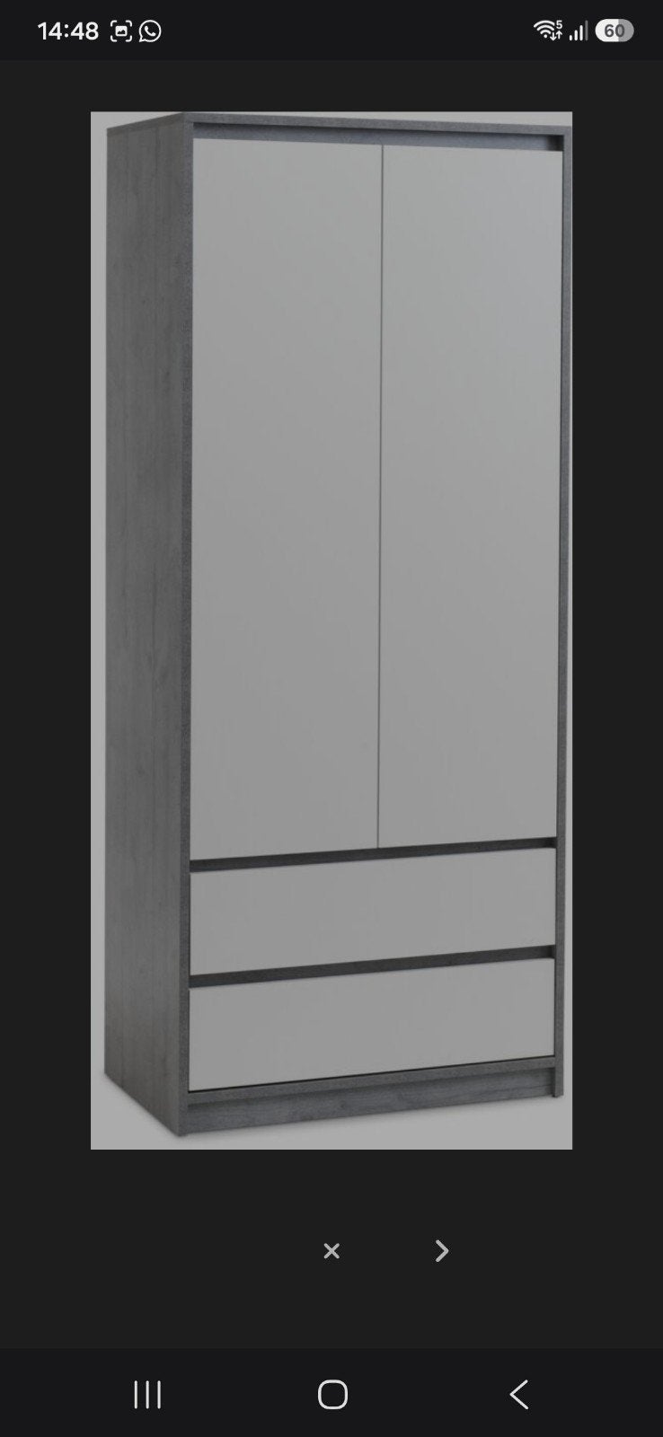 Kledingkast met lades en hangruimte, Ophalen, 50 tot 75 cm, 50 tot 100 cm, 150 tot 200 cm