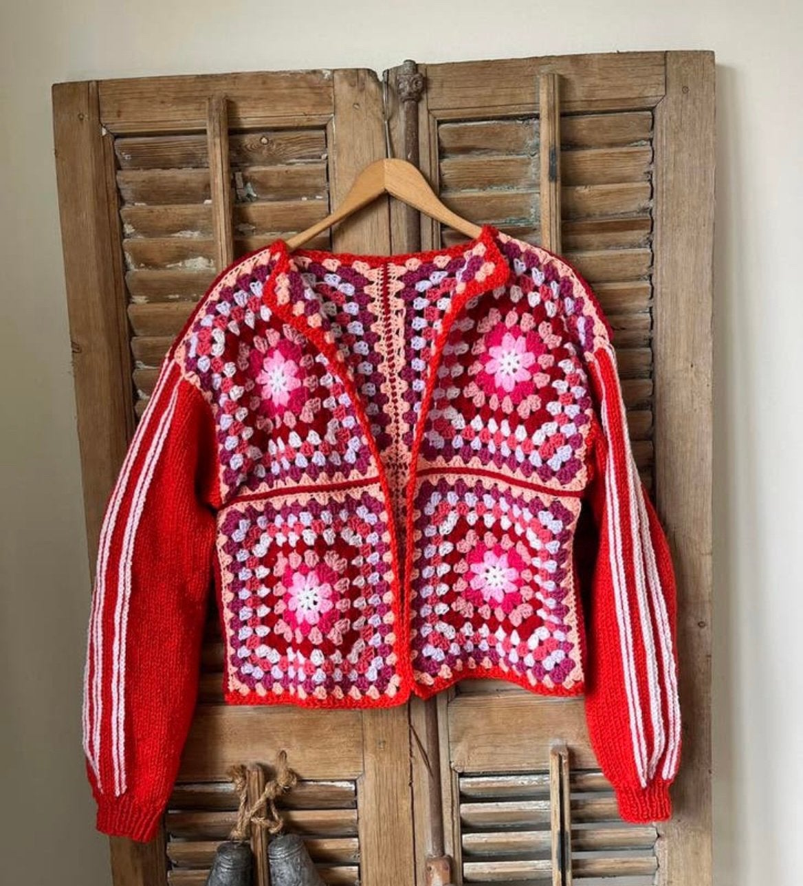 🌸Hip gehaakt Granny Square vest maat M🌸, Ophalen of Verzenden, Nieuw, Maat 38/40 (M), Overige kleuren