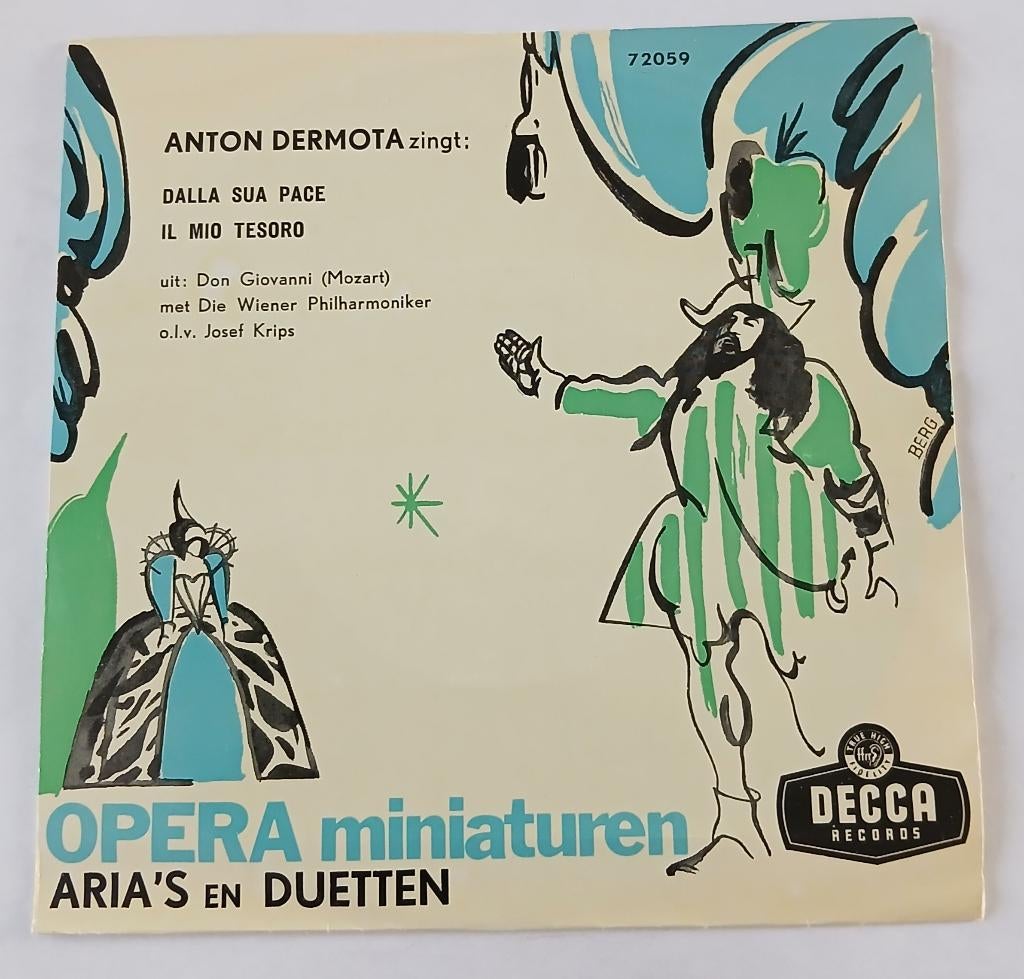 72059 - Opera miniaturen - Aria's en Duetten, Cd's en Dvd's, Vinyl Singles, Ophalen of Verzenden, Gebruikt, Klassiek, Single