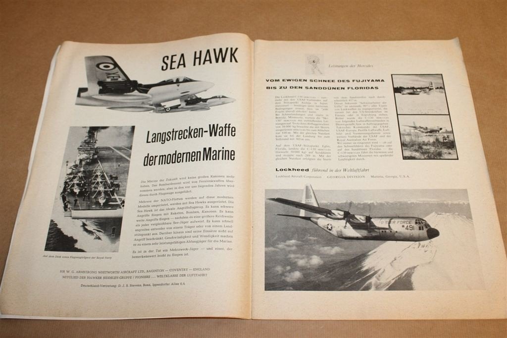 Der Flieger — Militaire en Civiele Luchtvaart 1958, Vintage, Gebruikt, Schaalmodel, -, -