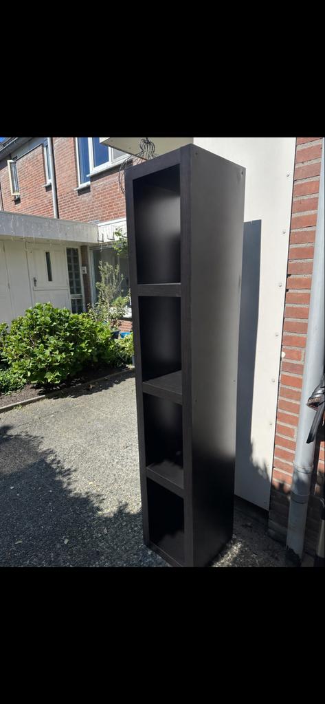IKEA Lack kast - Zwartbruin opbergmeubel met planken, Ophalen, Minder dan 50 cm, Gebruikt, 150 tot 200 cm