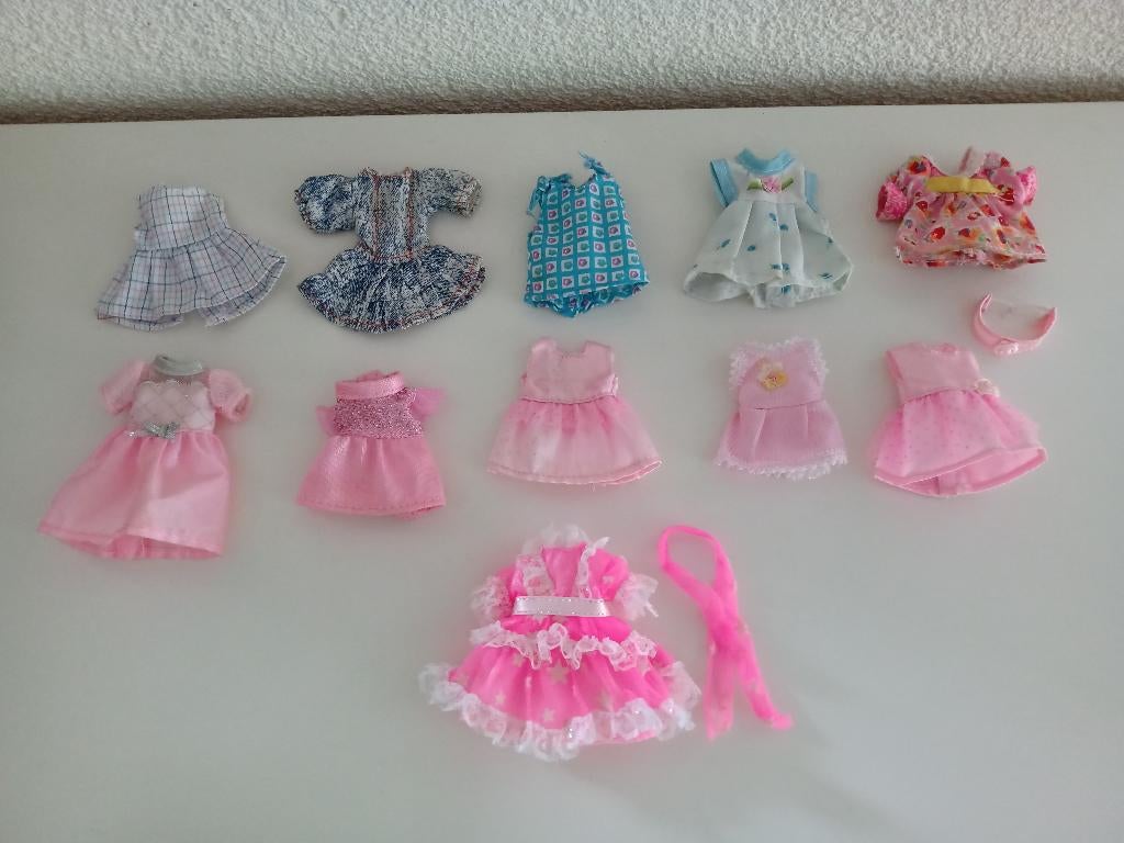 Kleine Kleertjes voor Kleine Popjes zoals Evi Love en Kelly, Ophalen of Verzenden, Gebruikt, Kleertjes