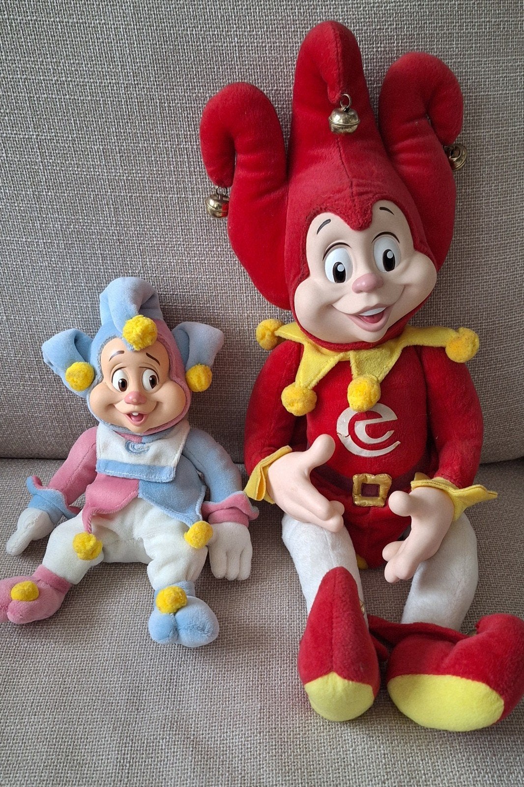 Pardoes en Pardotje Efteling knuffels - Vintage set, Overige typen, Ophalen of Verzenden, Meerkleurig, Met label