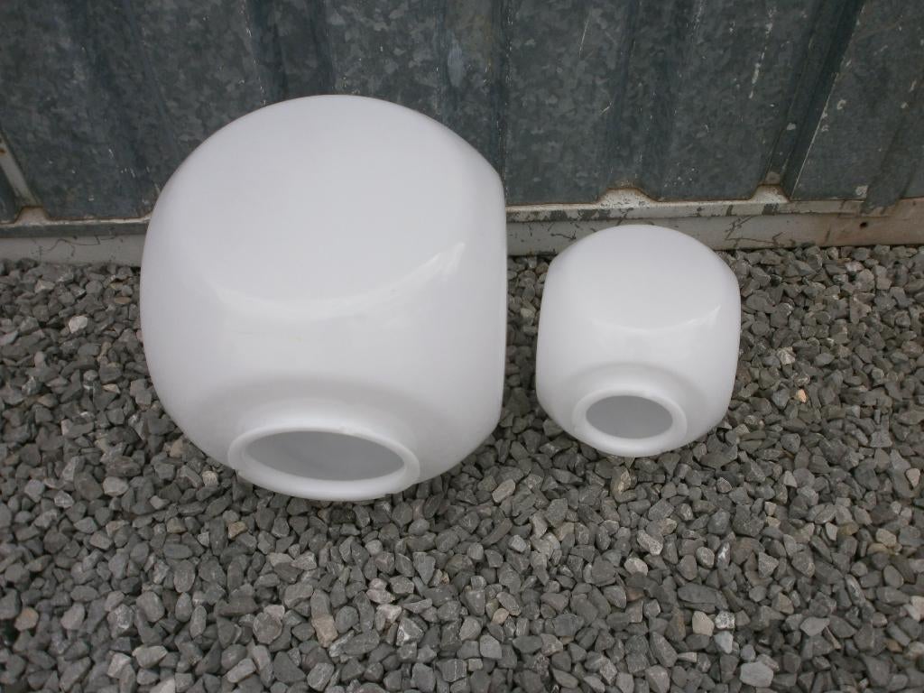 2x lampenkap opaalwit, plexiglas nieuw, 25 tot 50 cm, Wit, Vierkant, Nieuw