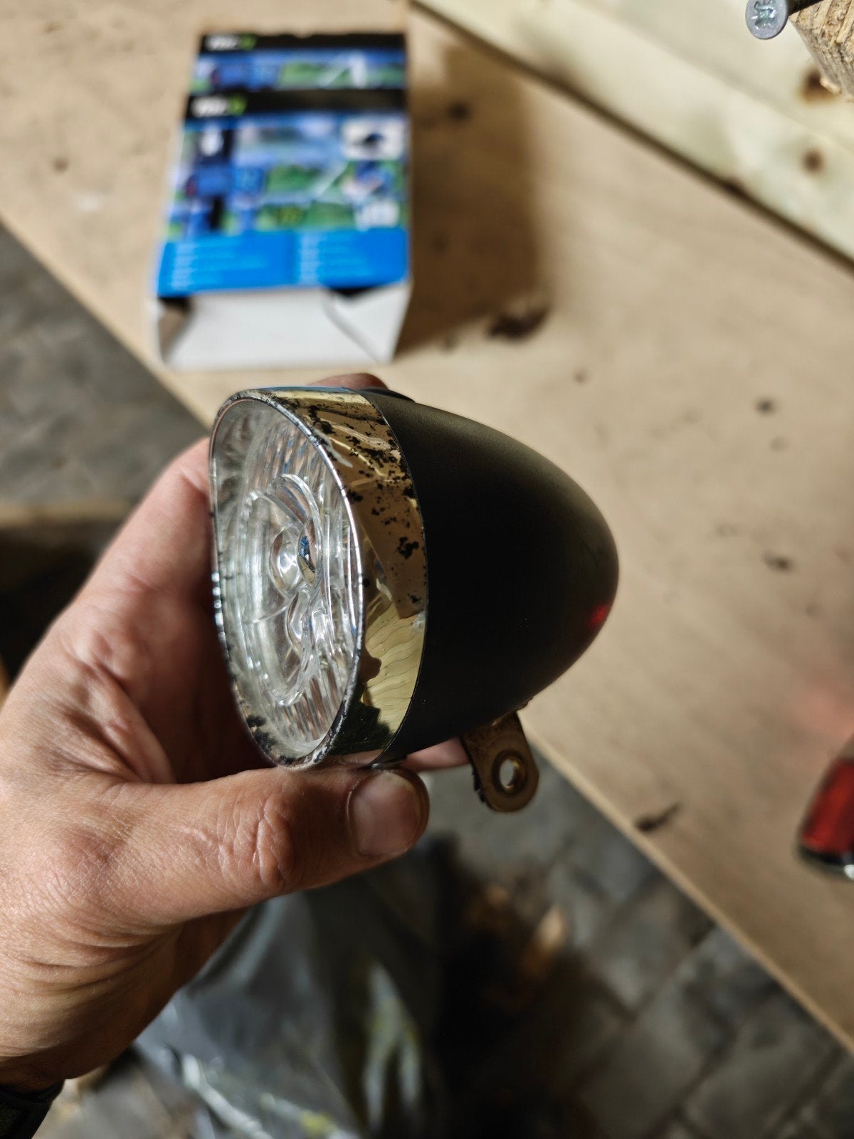 Fiets lamp op batterijen, Gebruikt, Waterbestendig, Batterij, Voorlicht