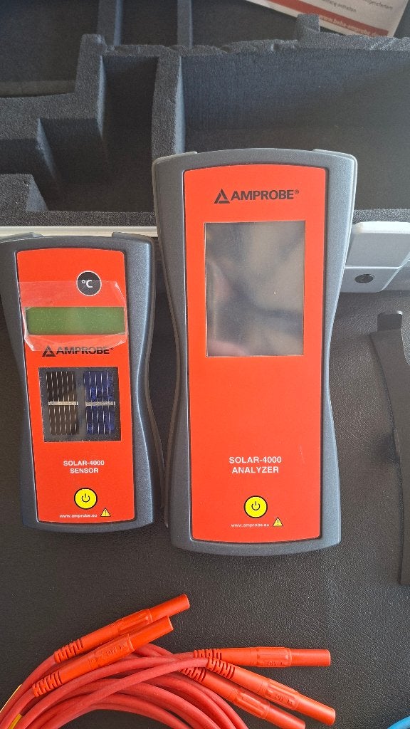 Amprobe Solar 4000 Analyser + Sensor, ., Ophalen of Verzenden, Zo goed als nieuw, .