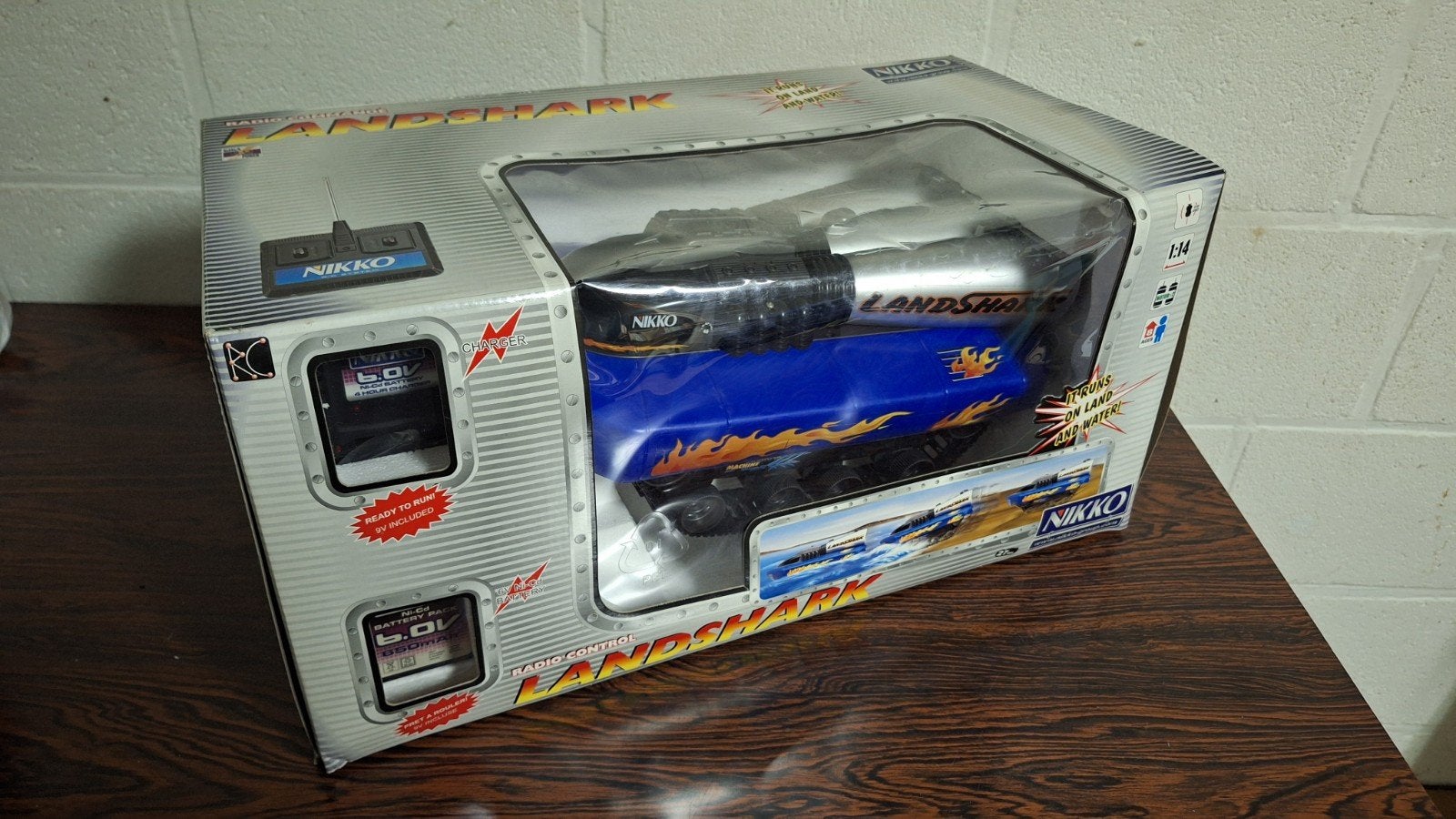 Nikko Landshark RC Voertuig - Amfibie - new old stock, Ophalen of Verzenden, Nieuw, Afstandsbediening
