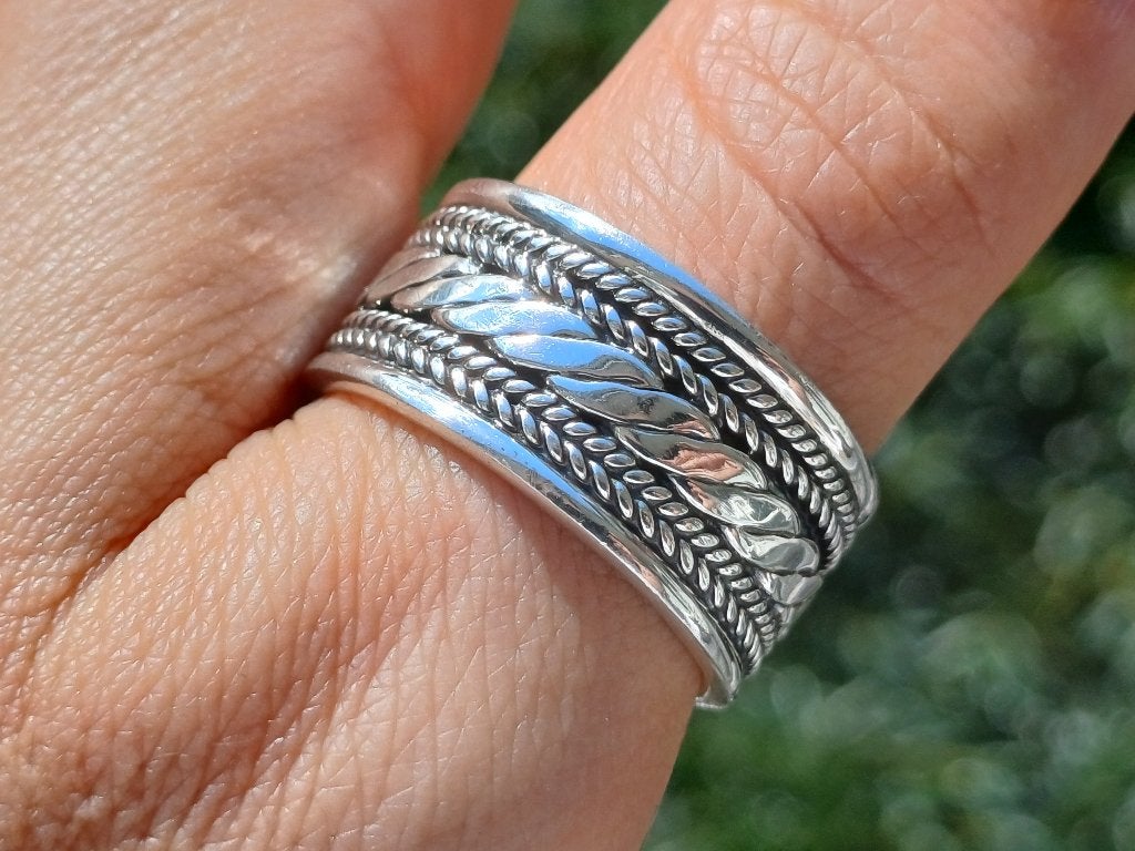 Vanoli 925 zilveren draai spin ring spinner maat 18,5 19,5, Daiva1973@hotmail.com, Vanoli, 20 of groter, Amsterdam