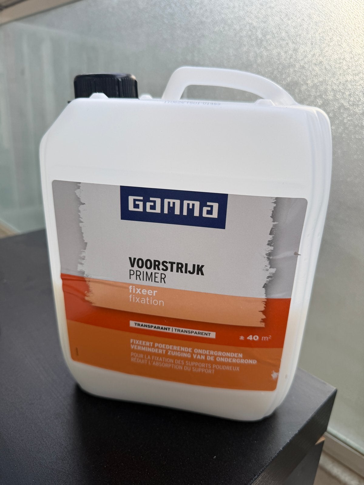 Gamma Voorstrijk Primer - Halfvol voor poederende ondergrond, Ophalen, Gebruikt, Overige kleuren, Verf
