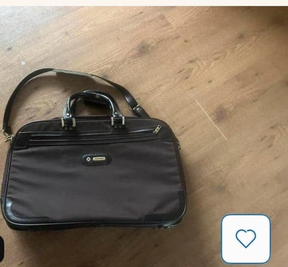 Vintage  Samsonite  reistas, 30 cm of meer, Bruin, Minder dan 35 cm, Ophalen of Verzenden