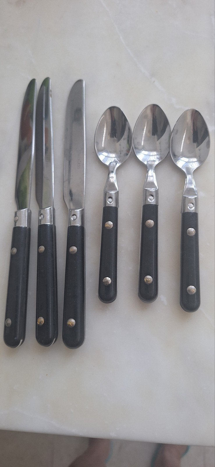 gratis bistrobestek, Huis en Inrichting, Ophalen, Rvs of Chroom