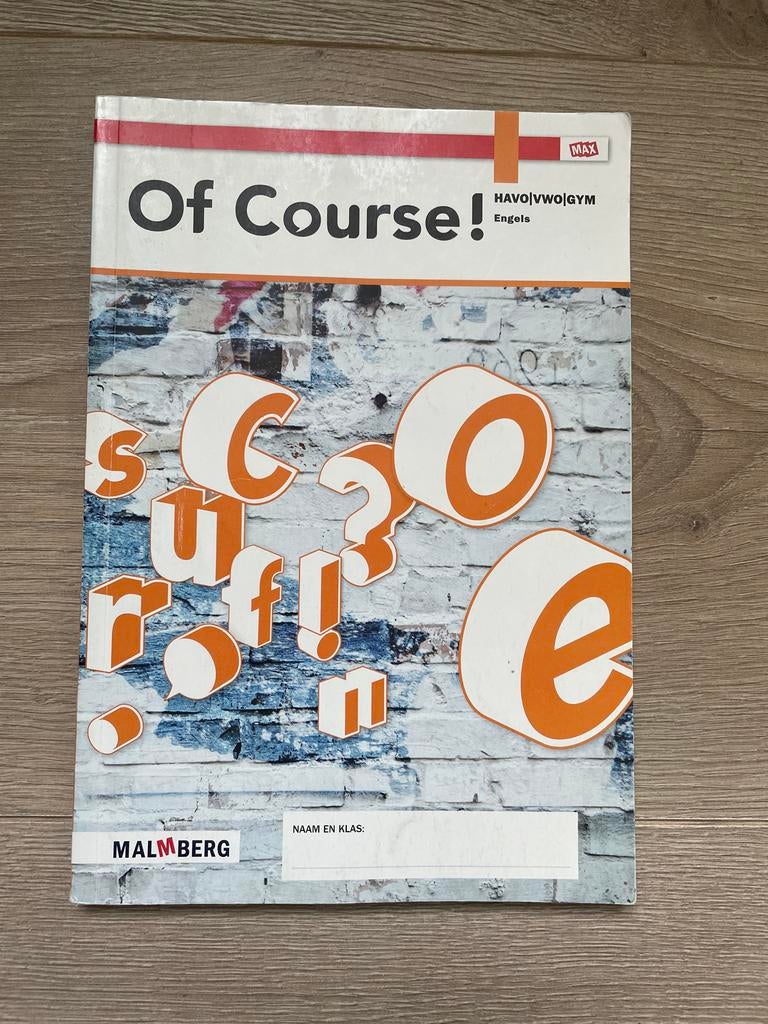 Of Course! Engels HAVO/VWO/GYM - Malmberg, Ophalen of Verzenden, Nieuw, Non-fictie