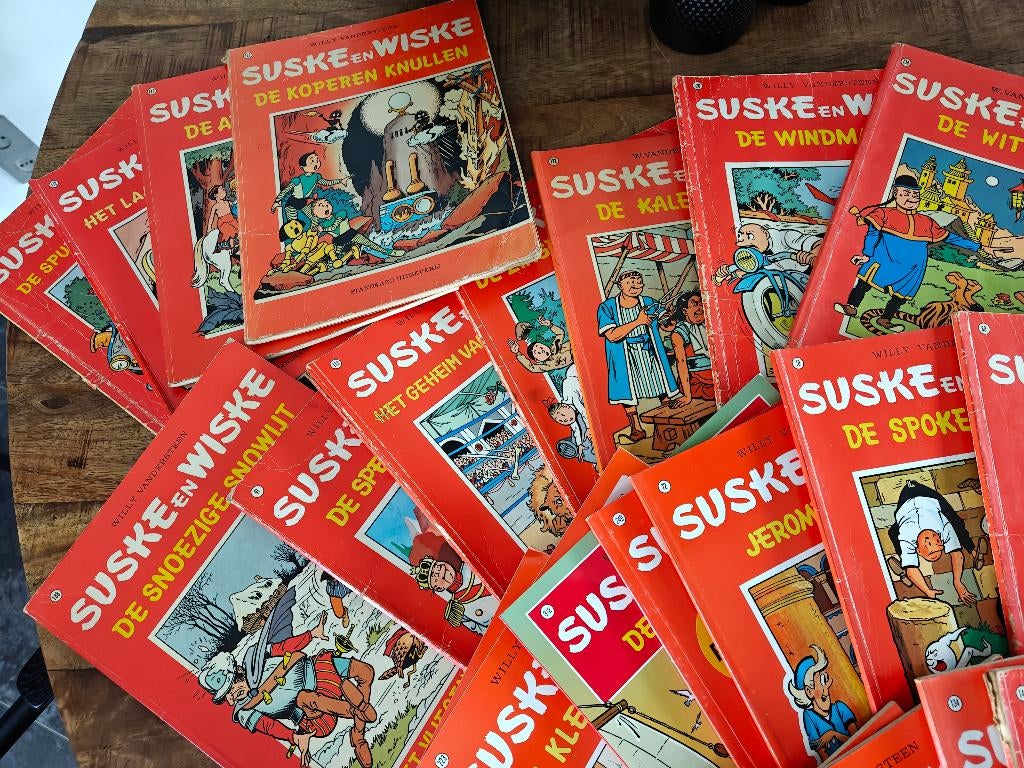 Suske en Wiske stapel van 30 strips bijna gratis, Meerdere stripboeken, Ophalen of Verzenden, Gelezen, Willy Vandersteen