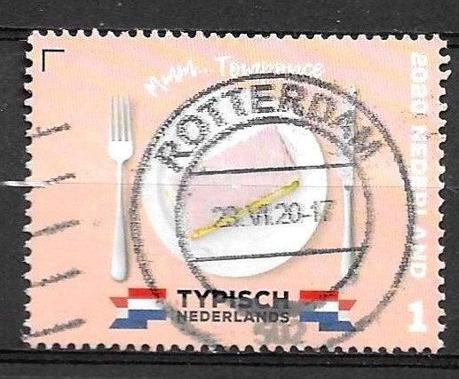 Nederland 2020 Postzegel Typisch Nederlands, Postzegels en Munten, Ophalen of Verzenden, Na 1940, Gestempeld