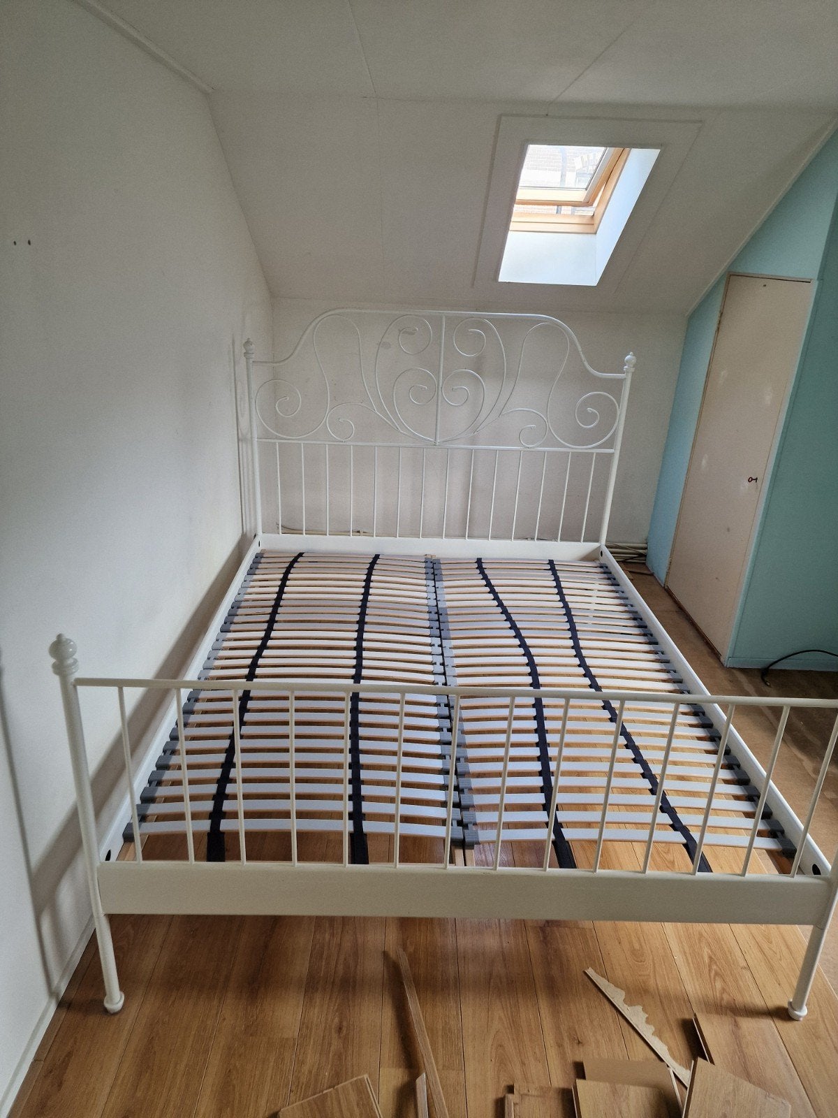 IKEA Lönset lattenbodem 2x 80x200 (160x200), Huis en Inrichting, Ophalen, Gebruikt, Tweepersoons, 160 cm