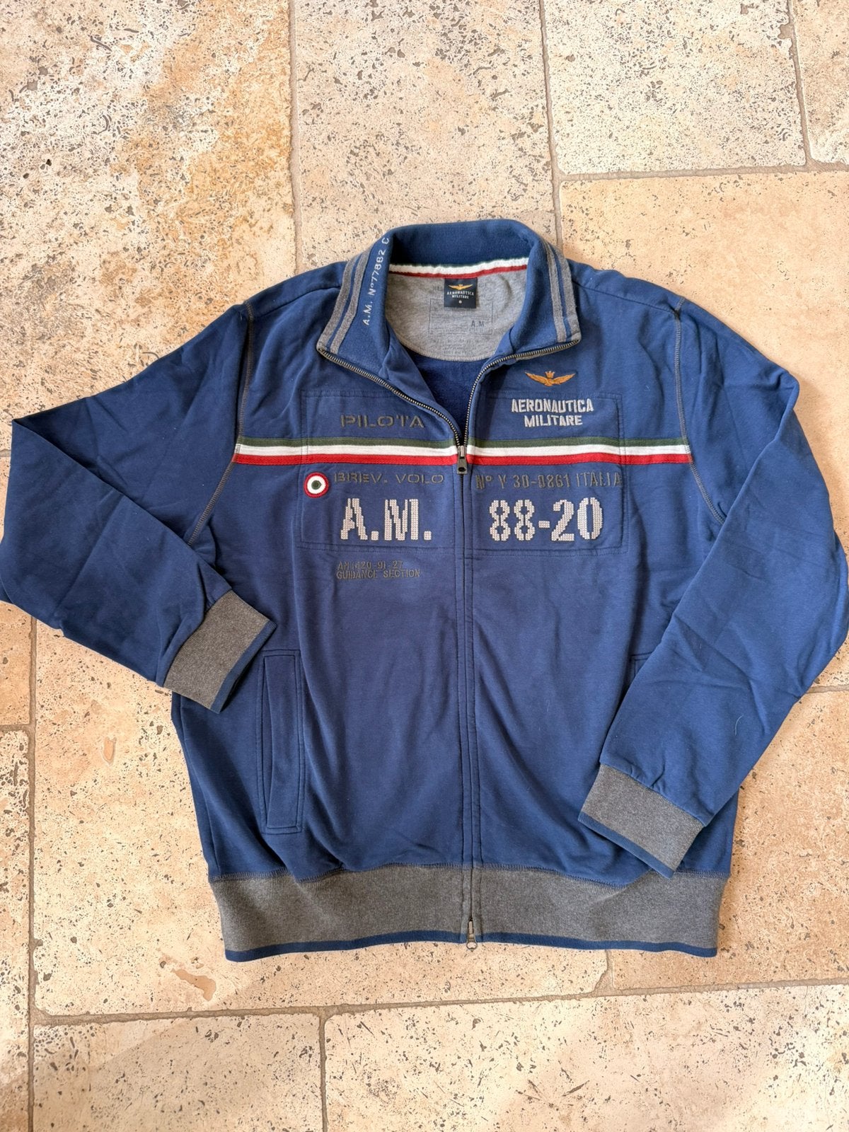 Aeronautica Militaire - nog top vest! Mt 3XL, Ophalen of Verzenden, Zo goed als nieuw, Overige maten, Blauw