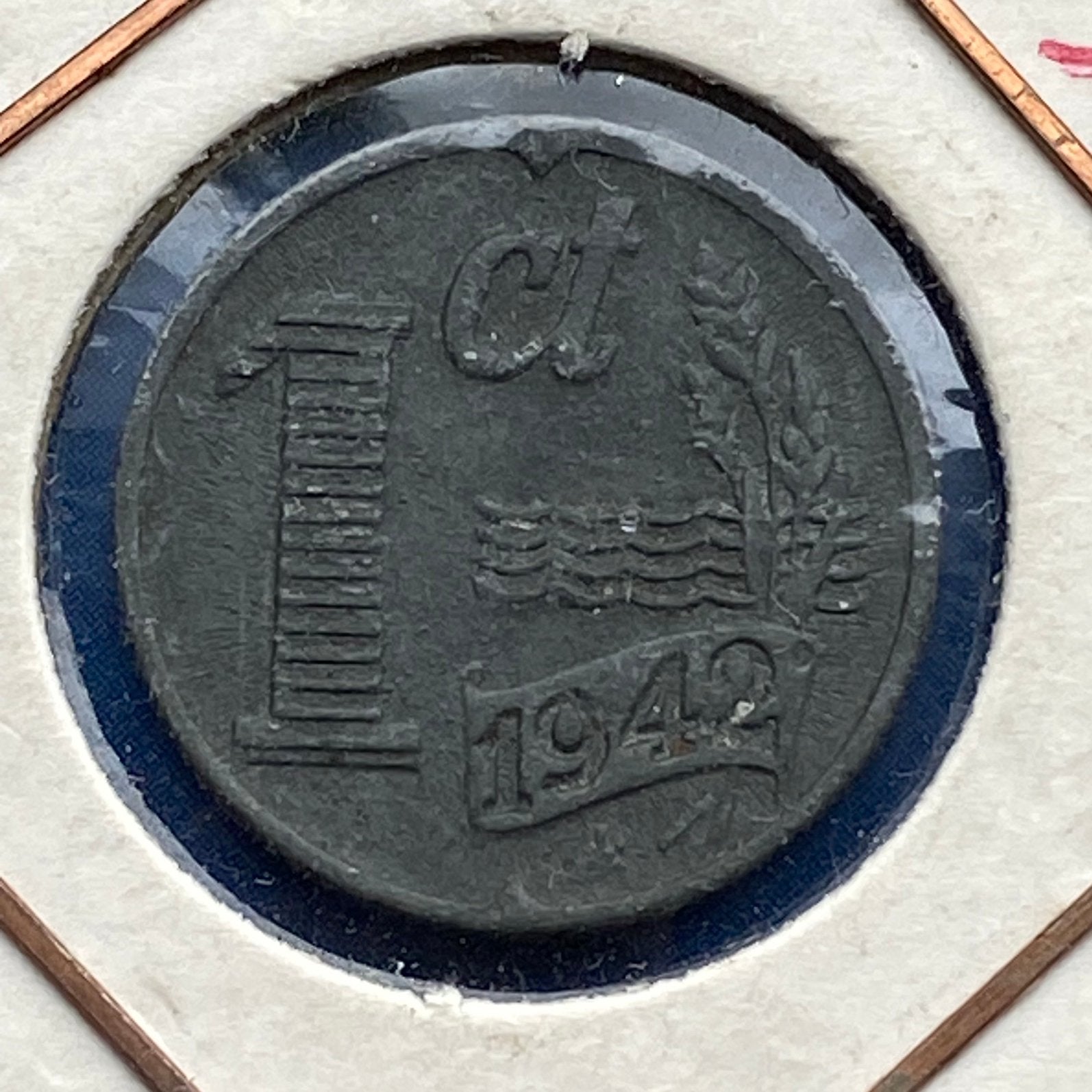 1 Cent Zink uit 1942 van Koningin Wilhelmina, Postzegels en Munten, Munten | Nederland, Verzenden, Koningin Wilhelmina, 1 cent