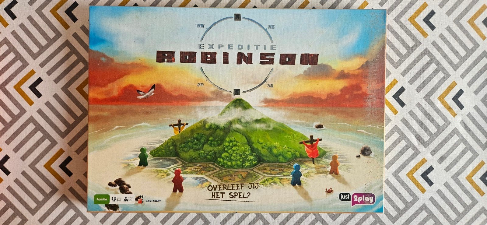 Expeditie Robinson Bordspel - Overleef jij het spel?, Een of twee spelers, Ophalen of Verzenden, Gebruikt, Just 2 Play