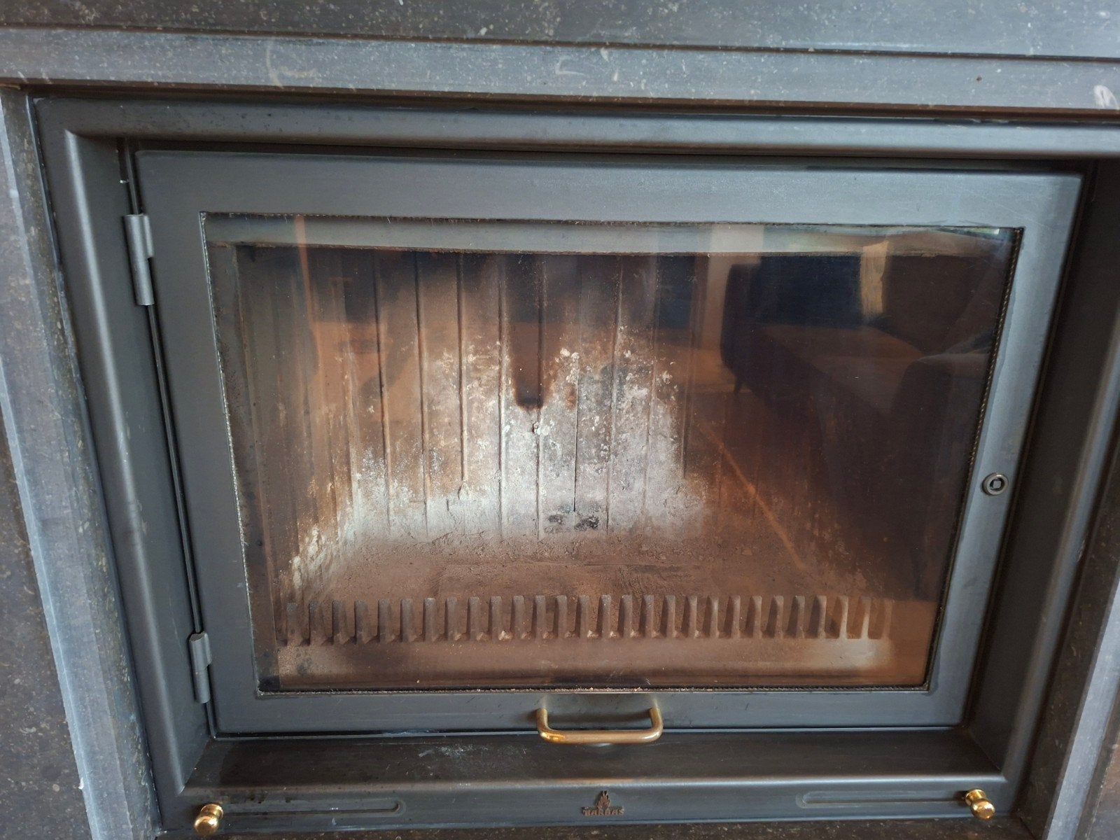 Houtkachel Barbas inbouw, Ophalen, Gebruikt, Inbouwhaard, Houthaard