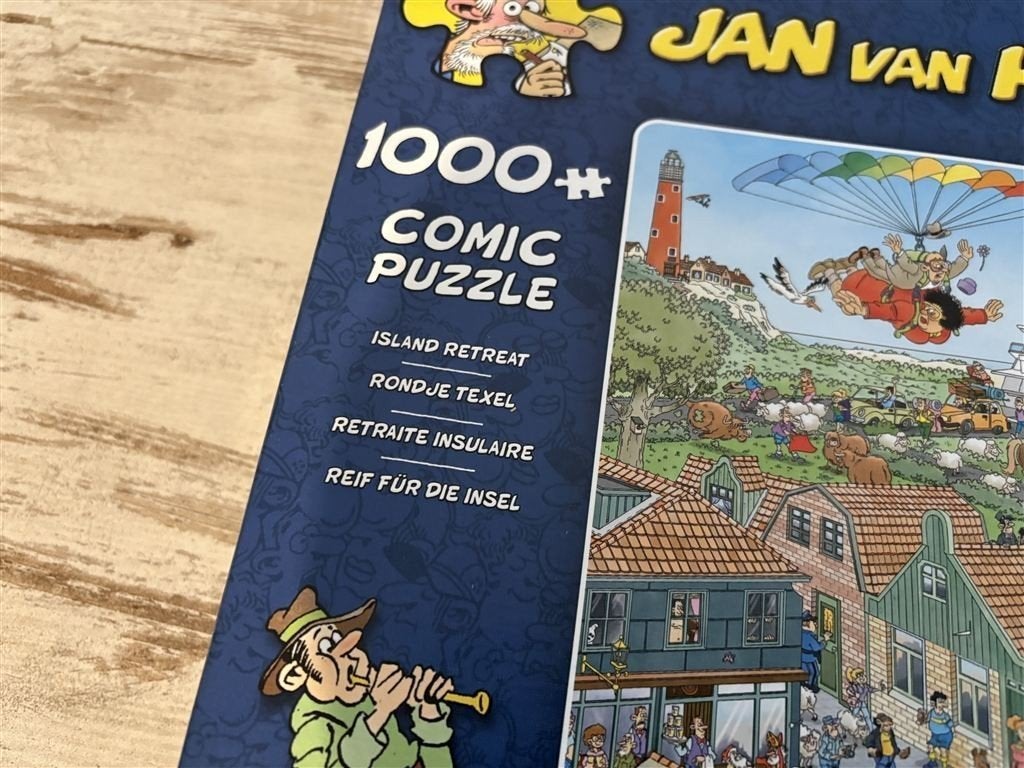 Jan van Haasteren - Rondje texel - 1000 stuks - s2067, Verzenden, 500 t/m 1500 stukjes, Zo goed als nieuw