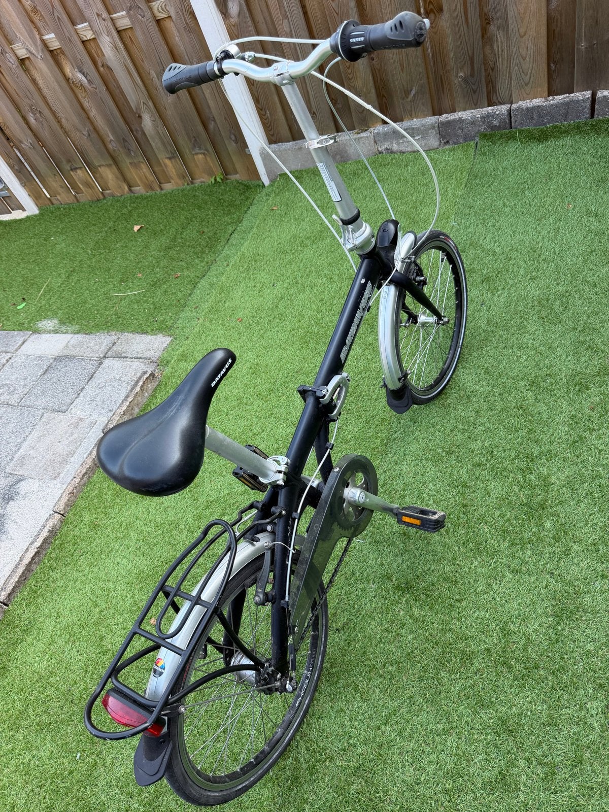 Batavus Nova Versnellingen Opvouwbare Fiets, Fietsen en Brommers, Fietsen | Vouwfietsen, 20 inch of meer, Gebruikt, Velgrem, Versnellingen