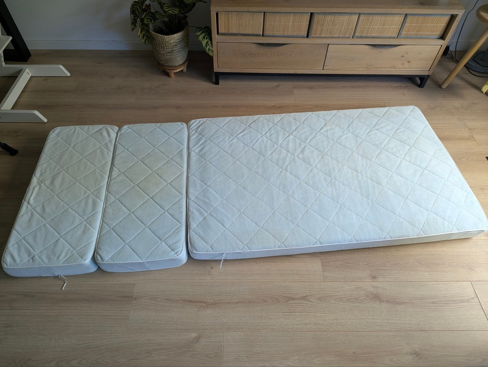 Gratis Ikea matras voor meegroeibed, Ophalen, Gebruikt, Eenpersoons