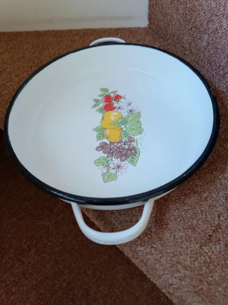 Emaille schaal, Antiek en Kunst, Antiek | Emaille, Ophalen of Verzenden