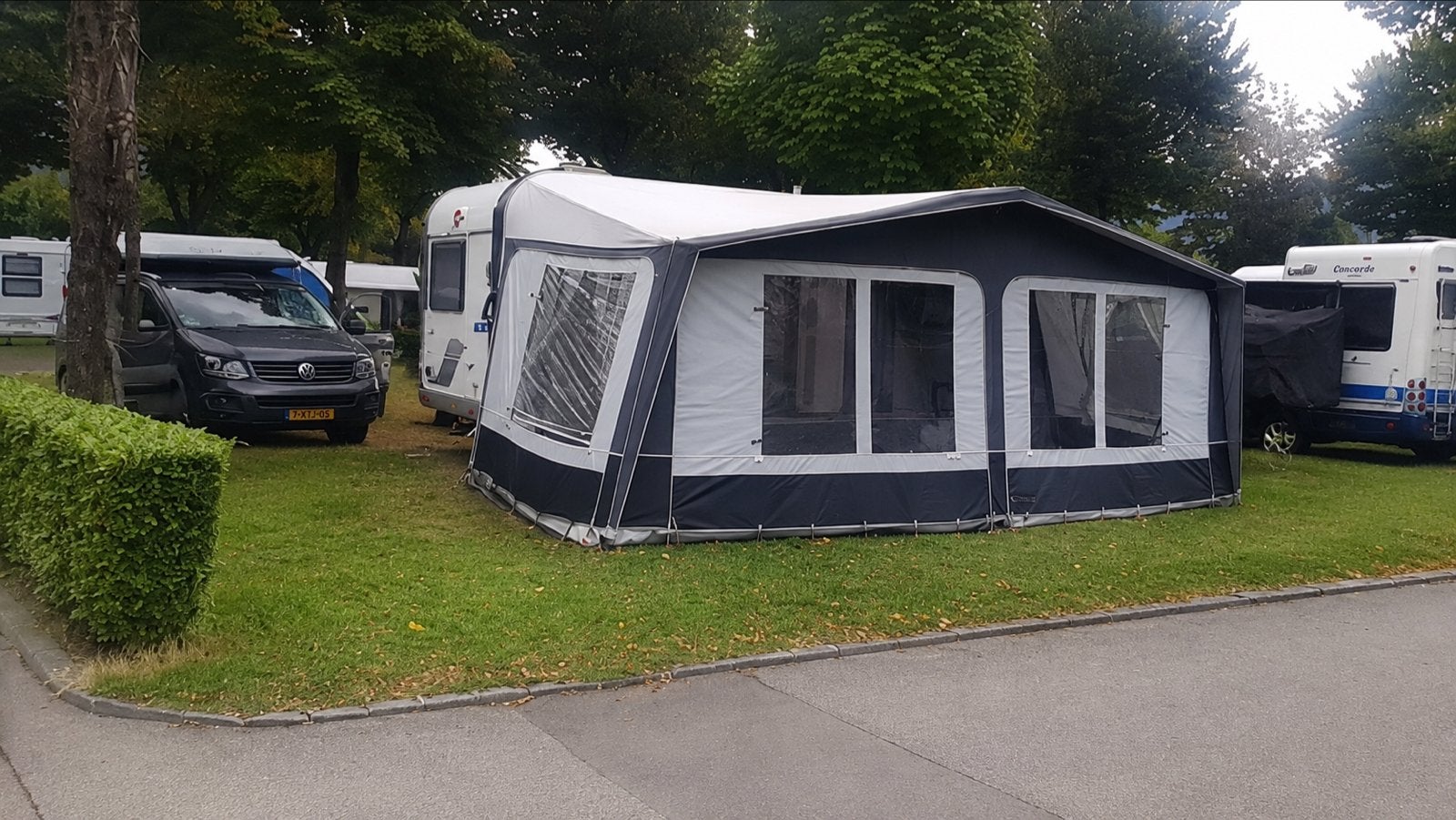 Voortent Ventura Ocean A975/G18 - Zeer nette staat, Ophalen of Verzenden, Gebruikt, Unico Ventura