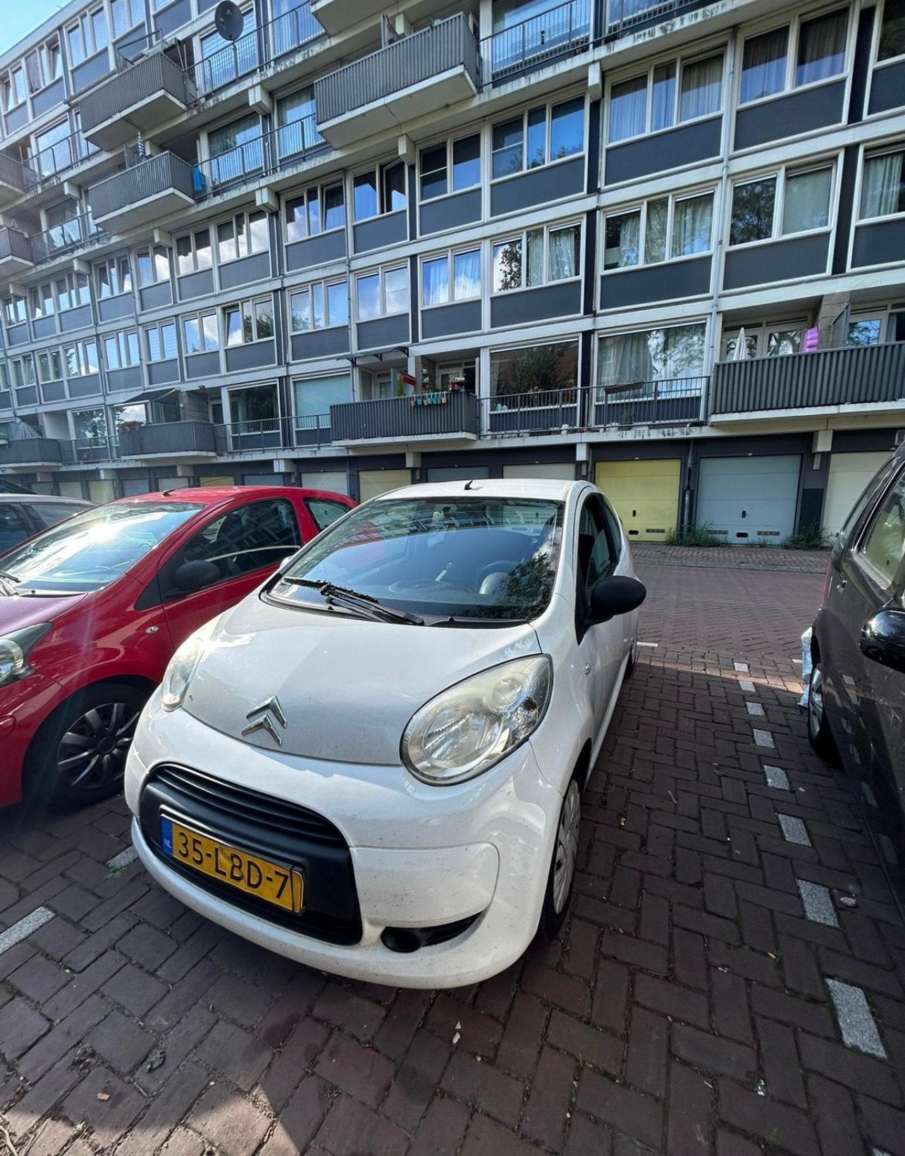 Citroën C1 1.0 3-DRS 2010 Wit, Auto's, Voorwielaandrijving, 4 stoelen, C1, Origineel Nederlands