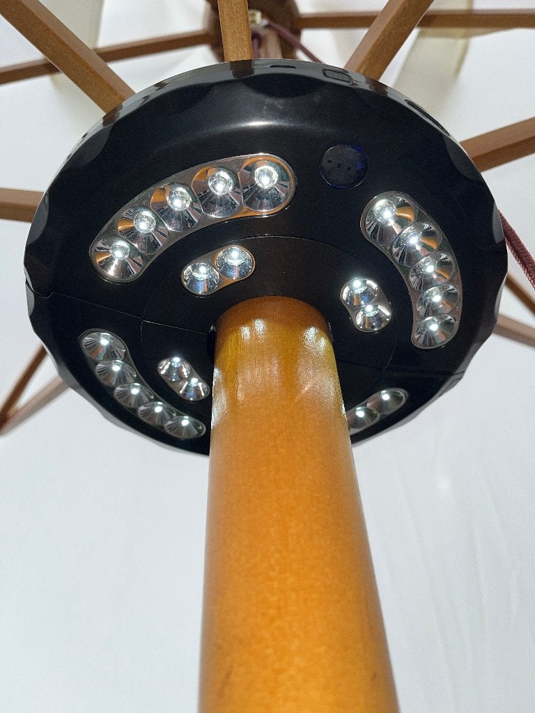 Parasol verlichting nieuw met 8 / 28 led's (batterij of USB), Tuin en Terras, Parasols, Ophalen of Verzenden, Nieuw, Overige typen