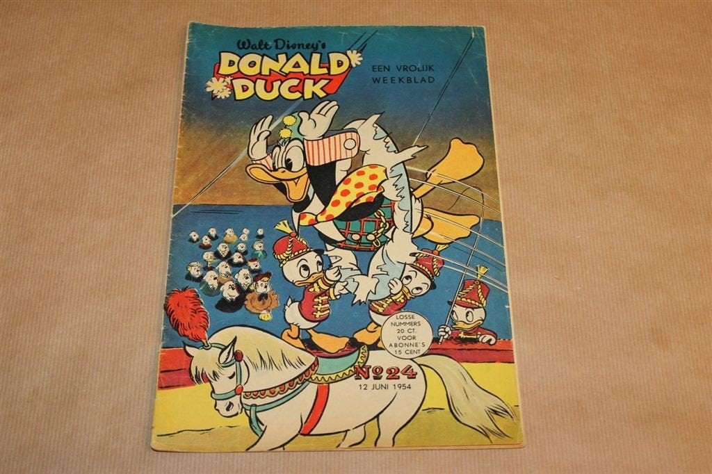 Donald Duck - No. 24 - 1954, Eén stripboek, Ophalen of Verzenden, Gelezen