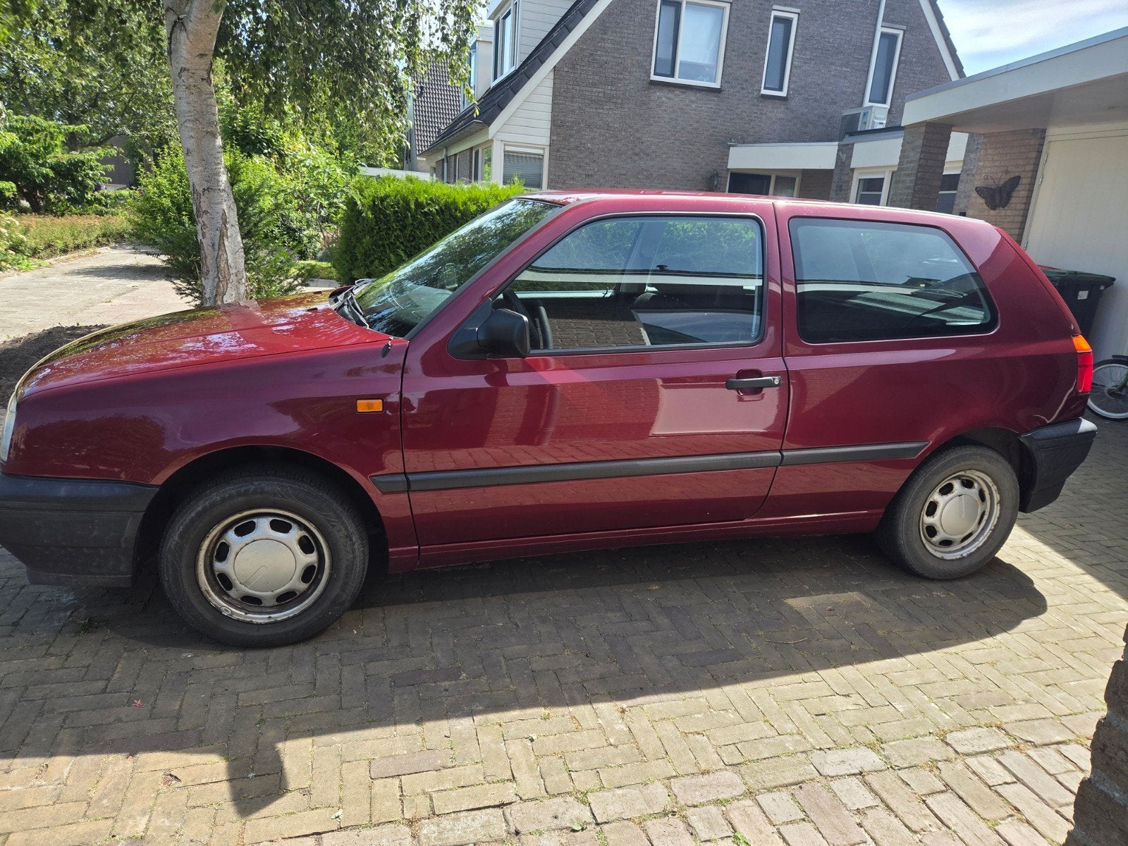 Volkswagen Golf 1.6 CL 55KW 1995 Rood, Auto's, Volkswagen, Particulier, Golf, Benzine, Hatchback, Handgeschakeld, Origineel Nederlands