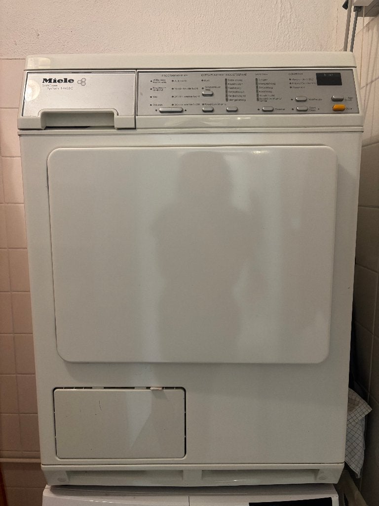 Miele condensdroger in goede staat, Ophalen, Gebruikt, Minder dan 85 cm, 4 tot 6 kg