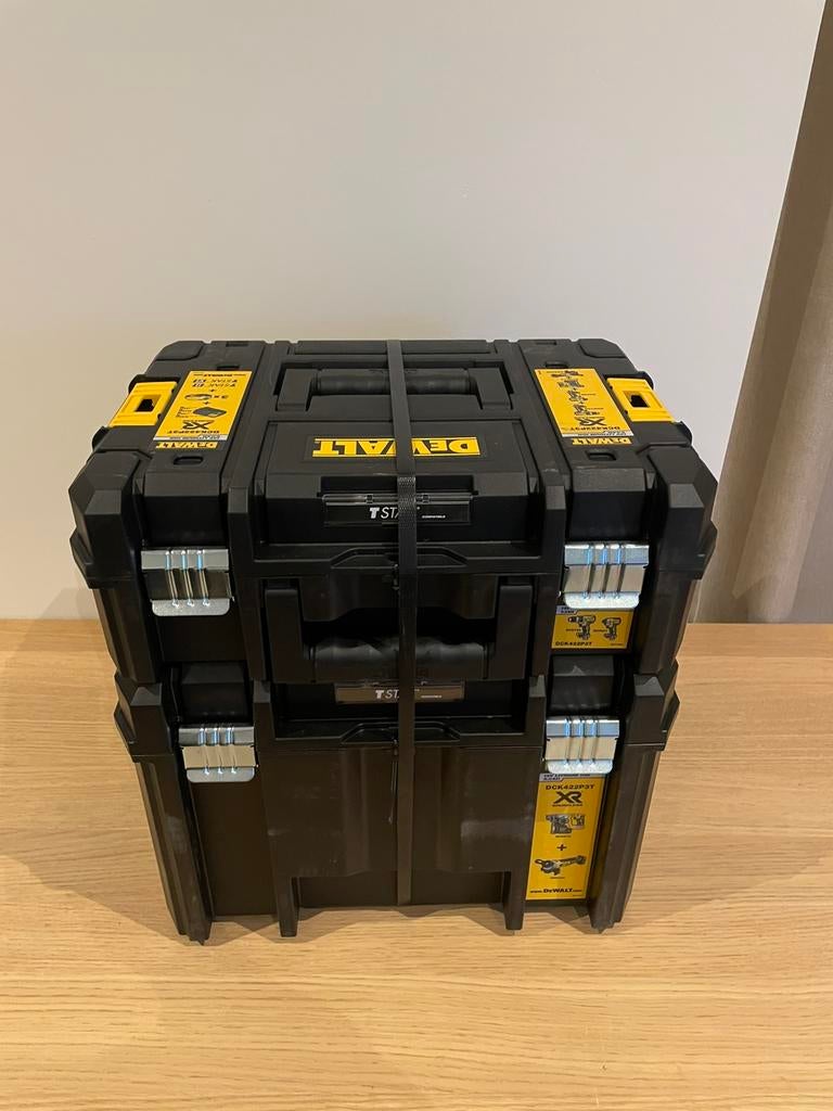 Dewalt combiset dck422p3t 18v, Doe-het-zelf en Verbouw, Ophalen, Zo goed als nieuw, Boormachine