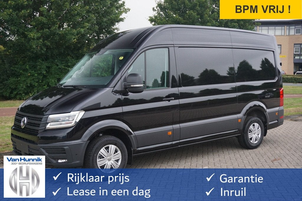 Volkswagen Crafter 35 177PK L3H3 AUT BPM VRIJ! Airco, Navi,, Auto's, Gebruikt, Startonderbreker, 4 cilinders, Volkswagen