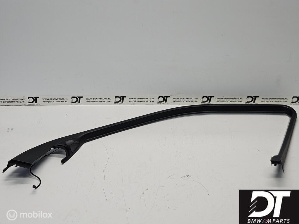 Raamlijst deur binnenkant RV BMW 5-serie E39 51328183732, Gebruikt, Ophalen of Verzenden, BMW, BMW