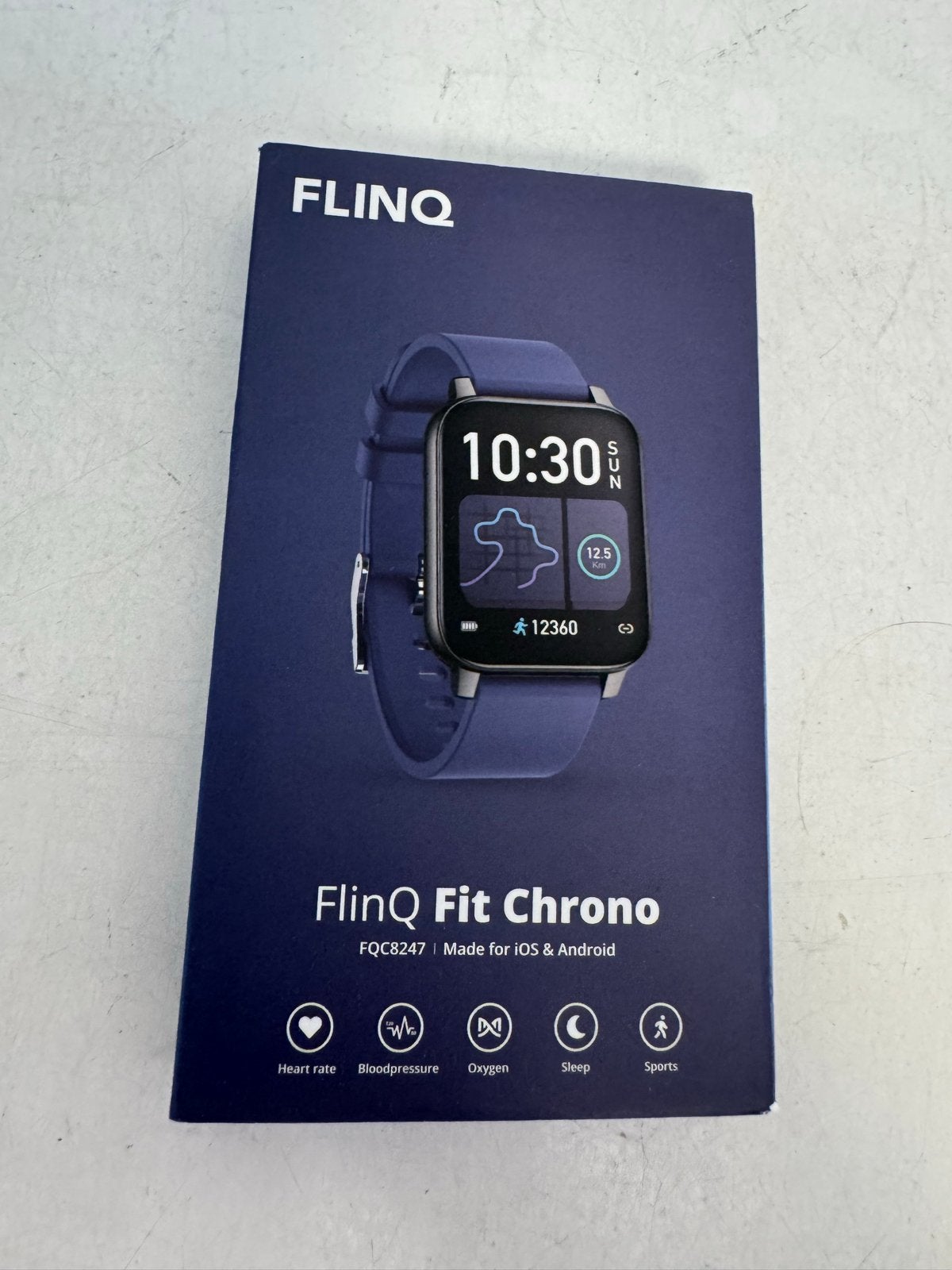 FLINQ Fit Chrono Smartwatch - Nieuw in doos, IOS, Nieuw, Ophalen of Verzenden, Stappen