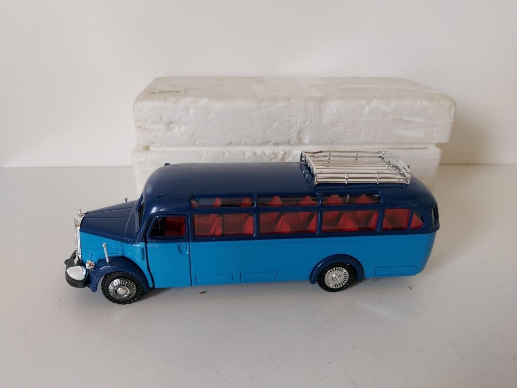 NZG Mercedes-Benz O-3500 Omnibus two tone blauw, Ophalen of Verzenden, Nieuw, Bus of Vrachtwagen, Overige merken