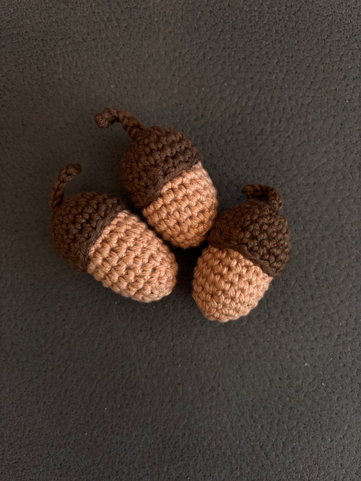 Setje gehaakte eikels, herfstdecoratie ,seizoenstafel school, Ophalen, Nieuw, Haken, Overige typen