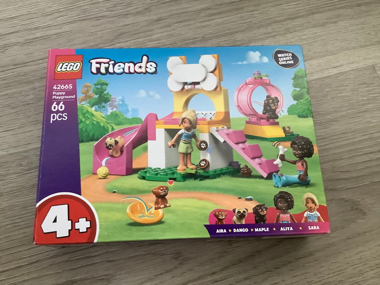 Lego friends hondenspeeltuin 42665, Lego, Friends, Ophalen of Verzenden, Zo goed als nieuw