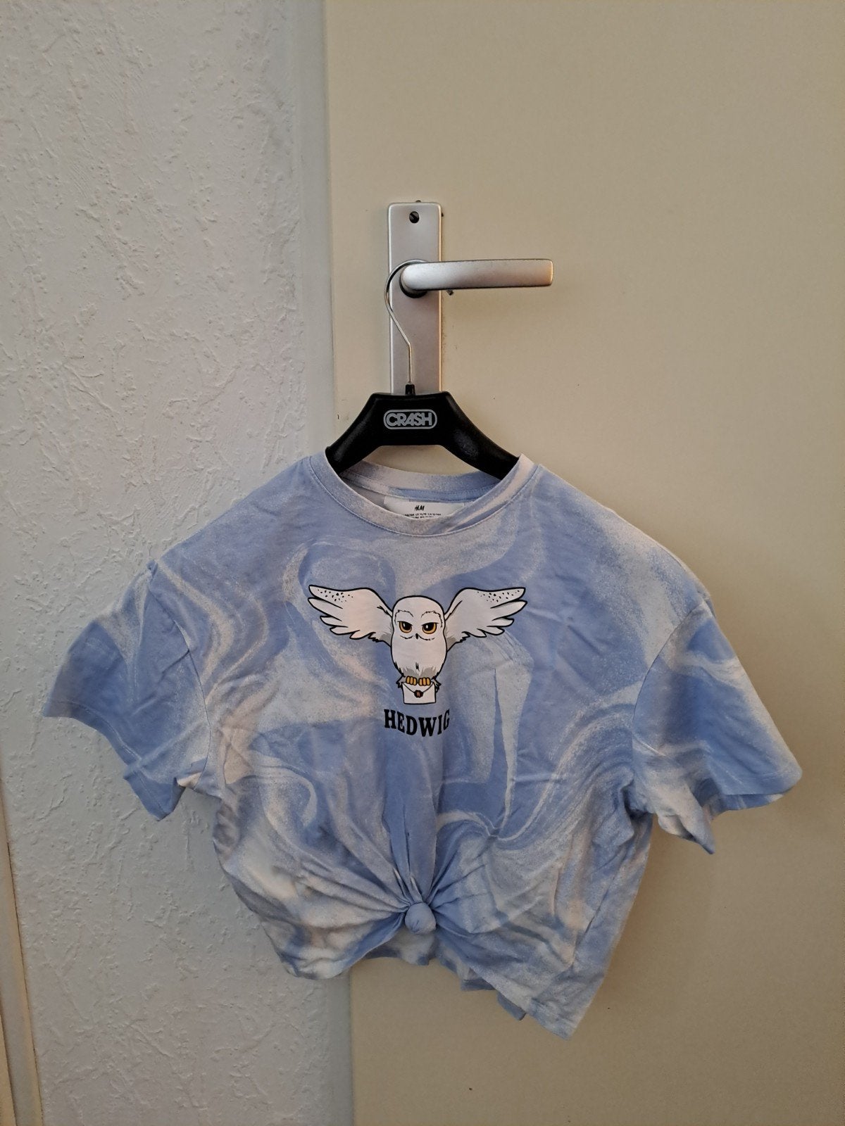 H&M Harry Potter Hedwig T-shirt Maat 158/164, H&M, Blauw, Ophalen of Verzenden, Zo goed als nieuw