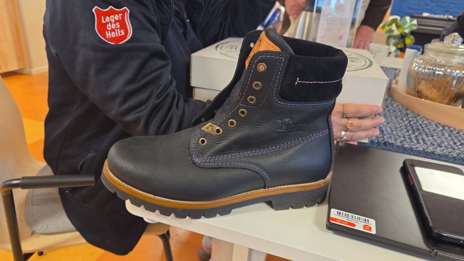 Panama Jack Boots - Zwart - Maat 43, Kleding | Heren, Schoenen, Ophalen of Verzenden, Zo goed als nieuw, Zwart, Boots
