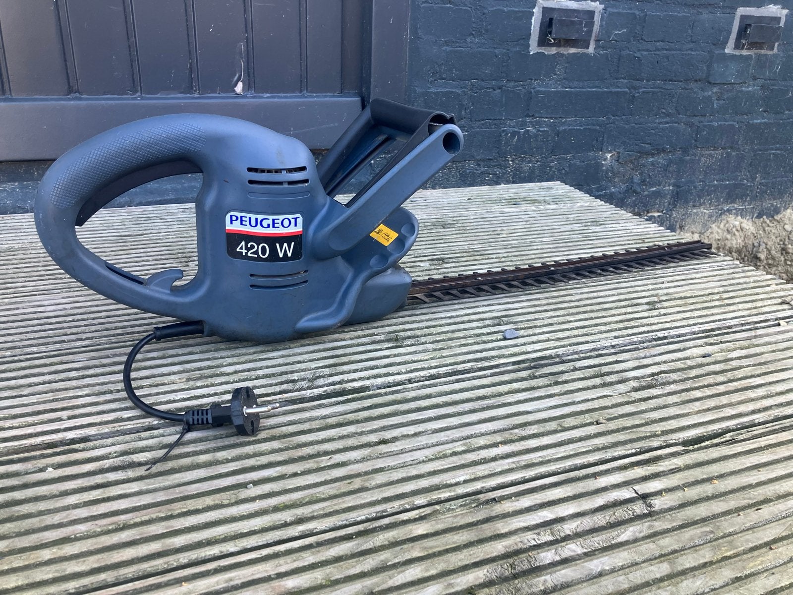 Peugeot Heggenschaar Elektrisch 420W - 50 cm blad, Ophalen, Gebruikt, Elektrisch