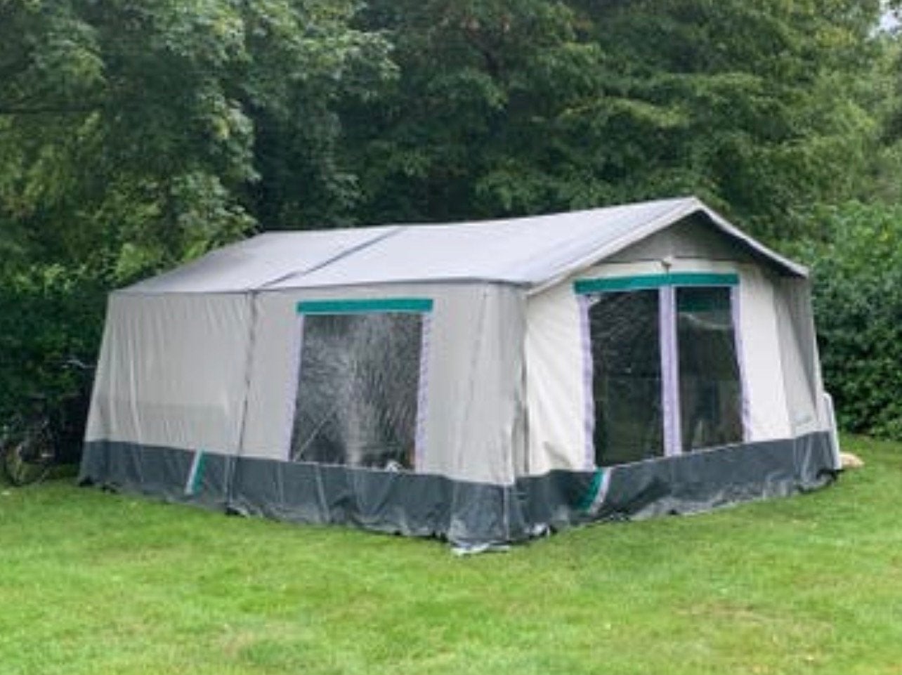 🔥 Ruime Europa Camper vouwwagen - fietsenrek - extra luifel, Caravans en Kamperen, Kampeeraccessoires, Ophalen