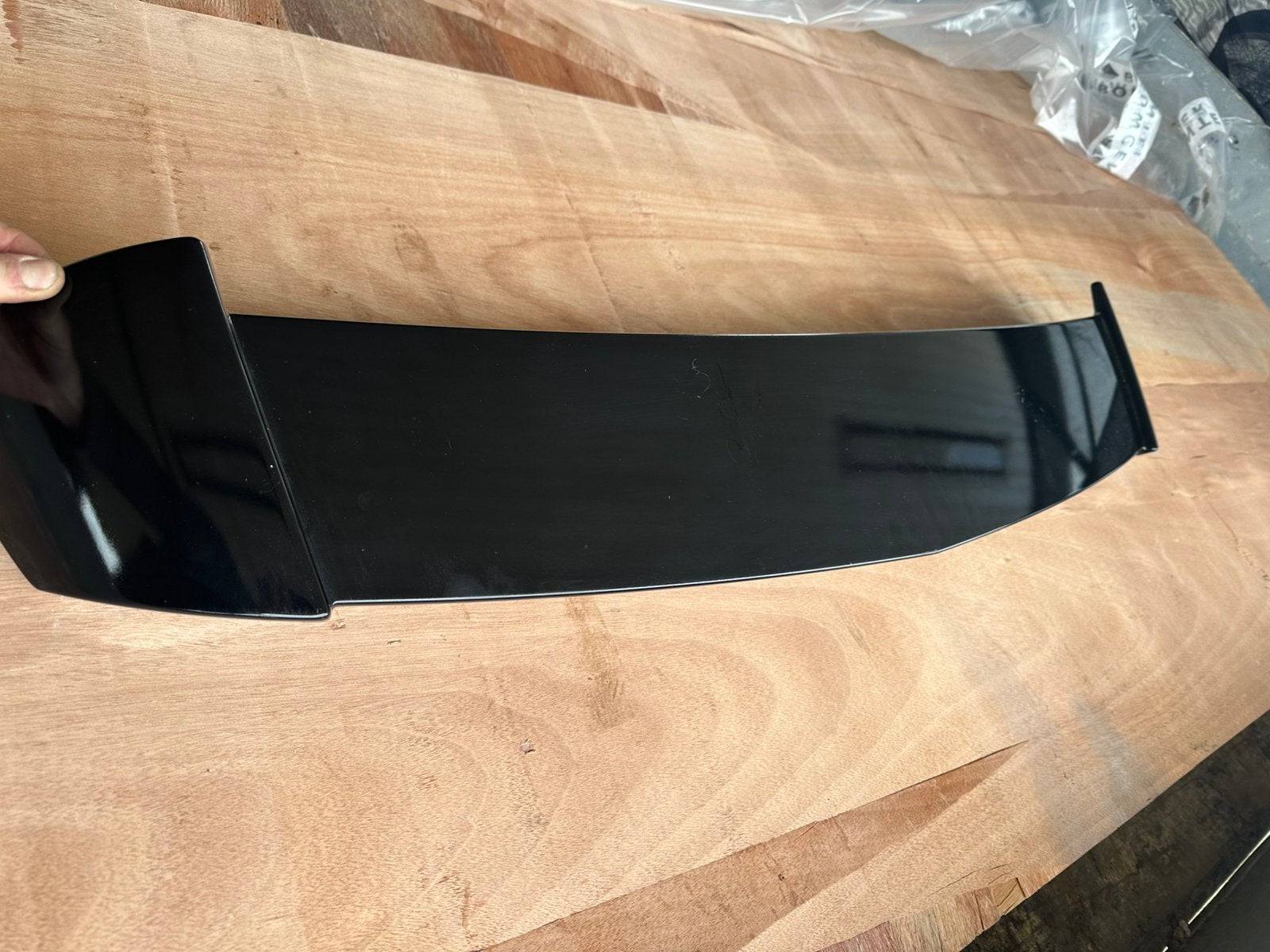 Corsa D spoiler, Ophalen, Achterklep